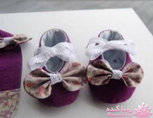 برای نی نی های نازتون کفش بدوزید